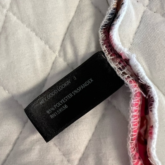 Kilo Brava Pink Blue Patchwork Quilted Midi Robe M - Picture 9 of 10